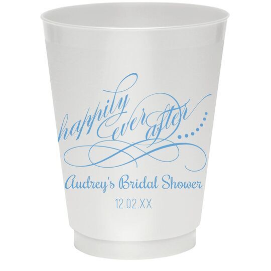 Happily Ever After Colored Shatterproof Cups